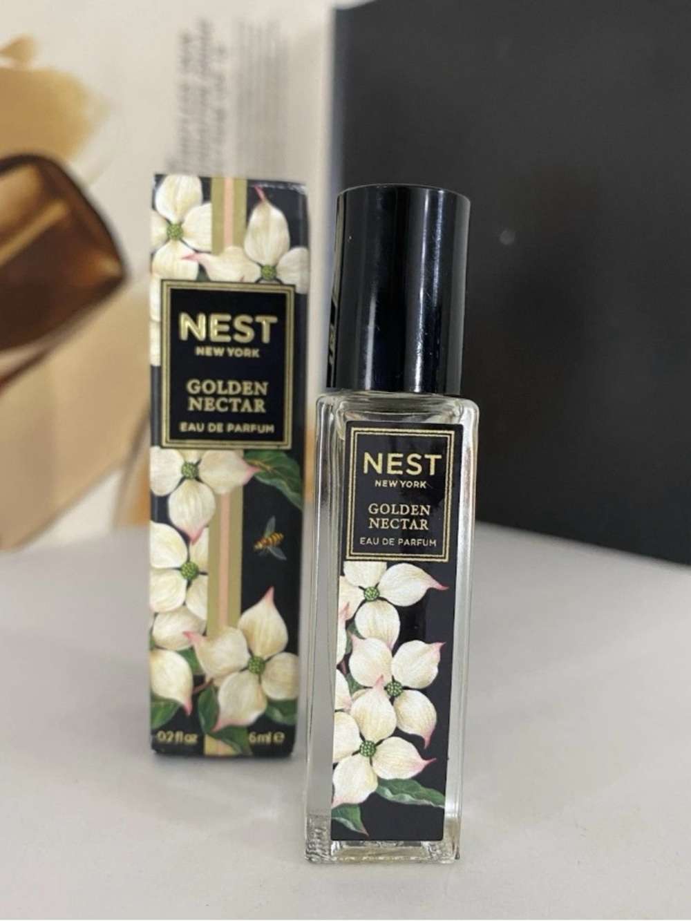 Golden Nectar By NEST Eau De Parfum, Mini Rollerball, Travel size, 0.2 OZ/ 6 ML